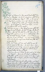 Une page du Conte de Hogni et Hedinn